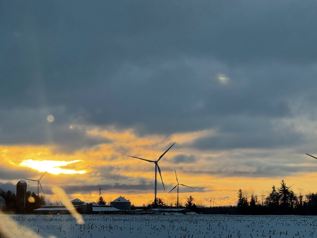 #22 Vestas V110 turbine installed at Deerfield wind farm in Huron, Michigan, USA, courtesy Logan Eschtruth