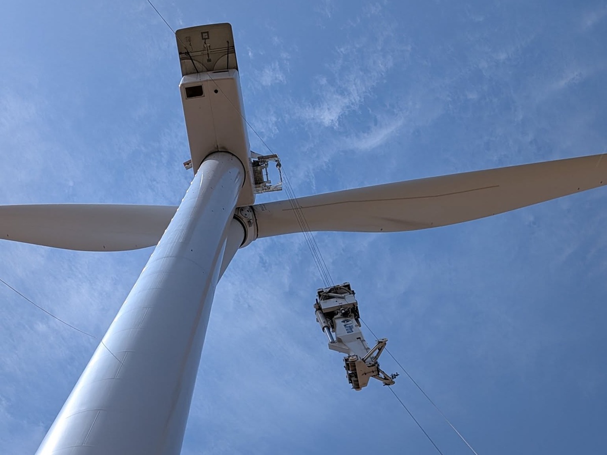 #28 Éolienne GE Vernova 2.7 installée en Iowa, États‑Unis, avec l’aimable autorisation d’Anthony Nicol